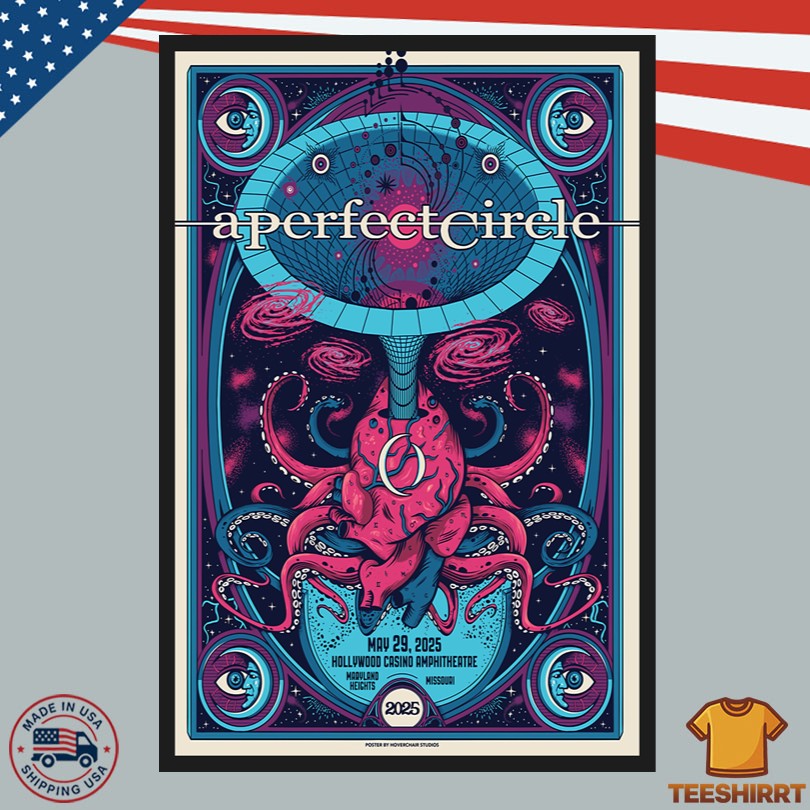 A Perfect Circle 2025 Hollywood Casino Amphitheater Maryland Heights, MO Event Poster