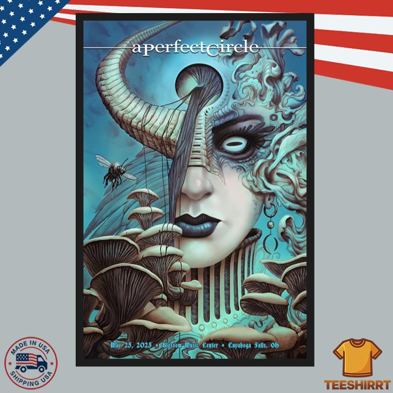 A Perfect Circle At Blossom Music Center On May 25, 2025 Show Poster 
