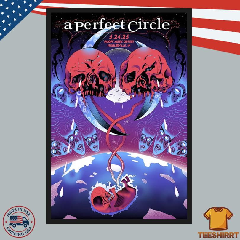 A Perfect Circle Ruoff Music Center May 24, 2025 Show Poster
