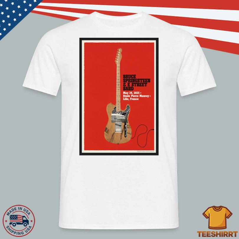 Bruce Springsteen Stade Pierre Mauroy May 24, 2025 Show Poster