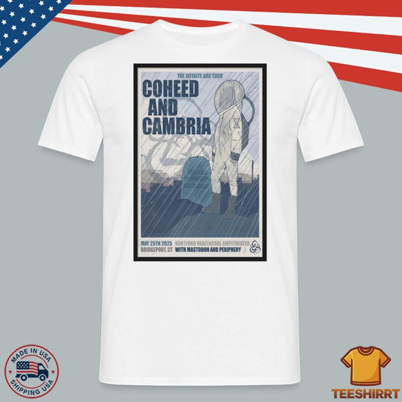 Coheed And Cambria May 25 2025 Bridgeport CT Tour Poster