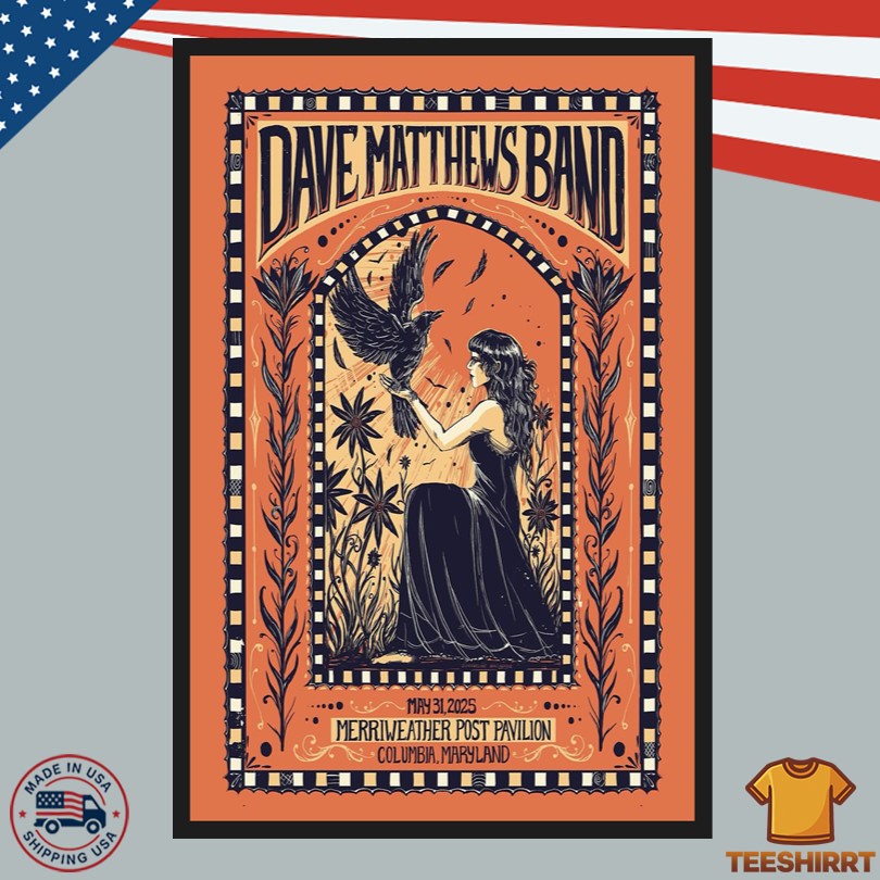 Dave Matthews Band May 31, 2025 Columbia, MD Poster