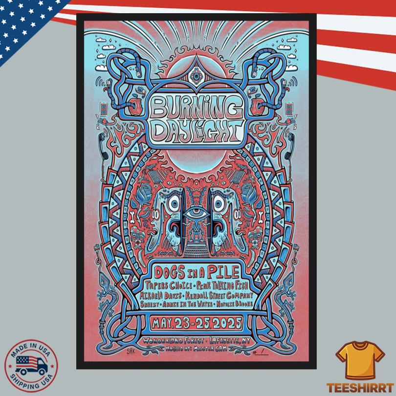 Dogs in a Pile At Wonderland Forest On May 23-25, 2025 Show Poster