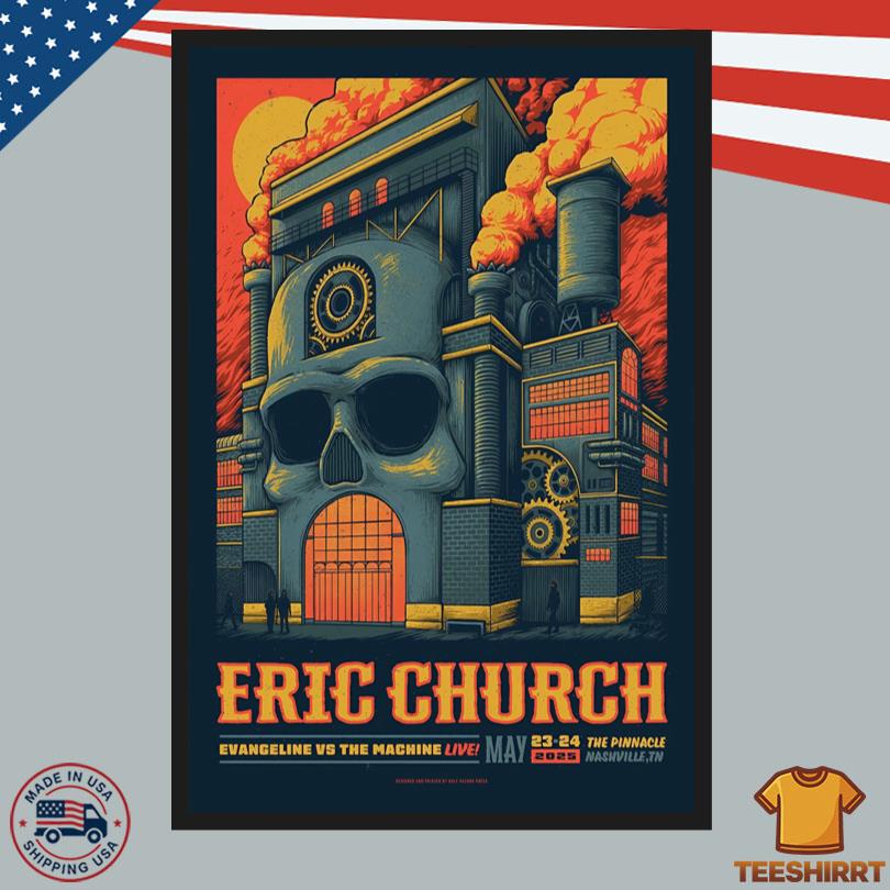 Eric Church May 23 2025 The Pinnacle Nashville TN Poster