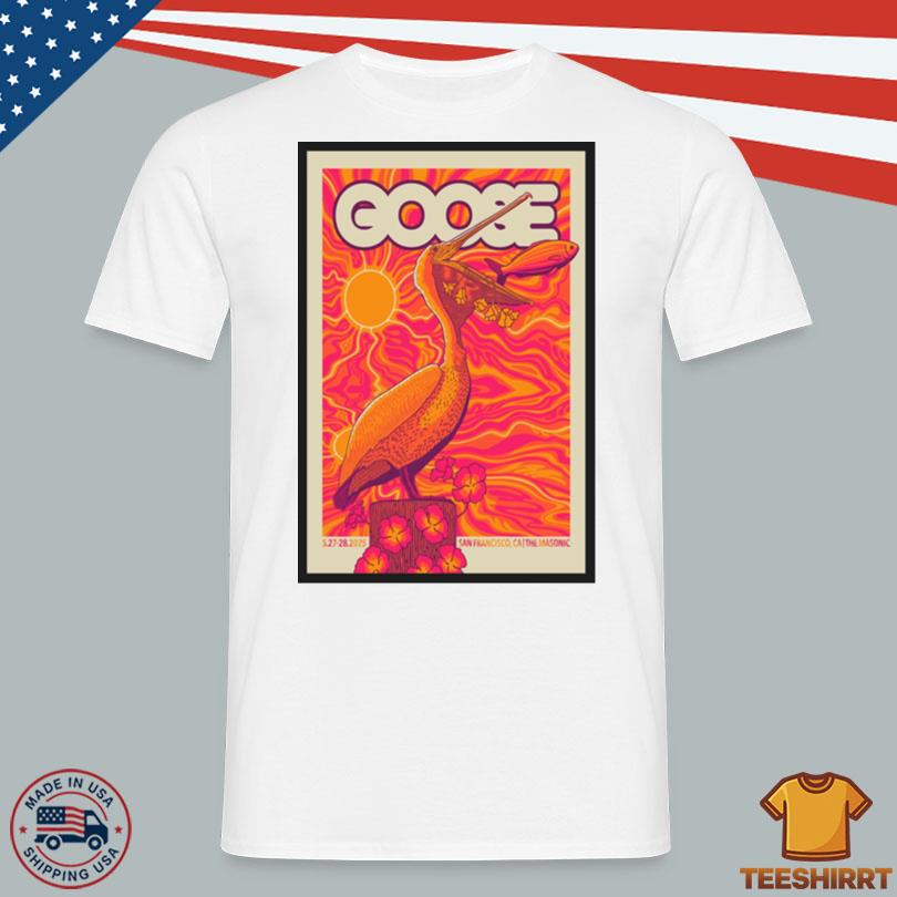 Goose May 27, 2025 Masonic Auditorium San Francisco, CA Poster