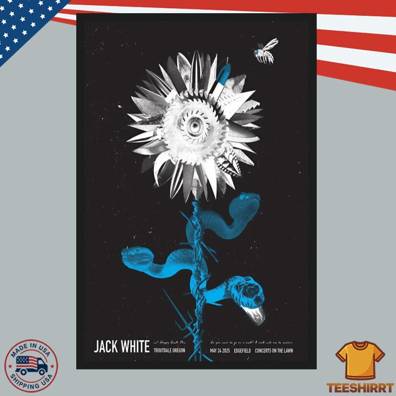 Jack White May 24 2025 McMenamins Edgefield Troutdale OR Poster