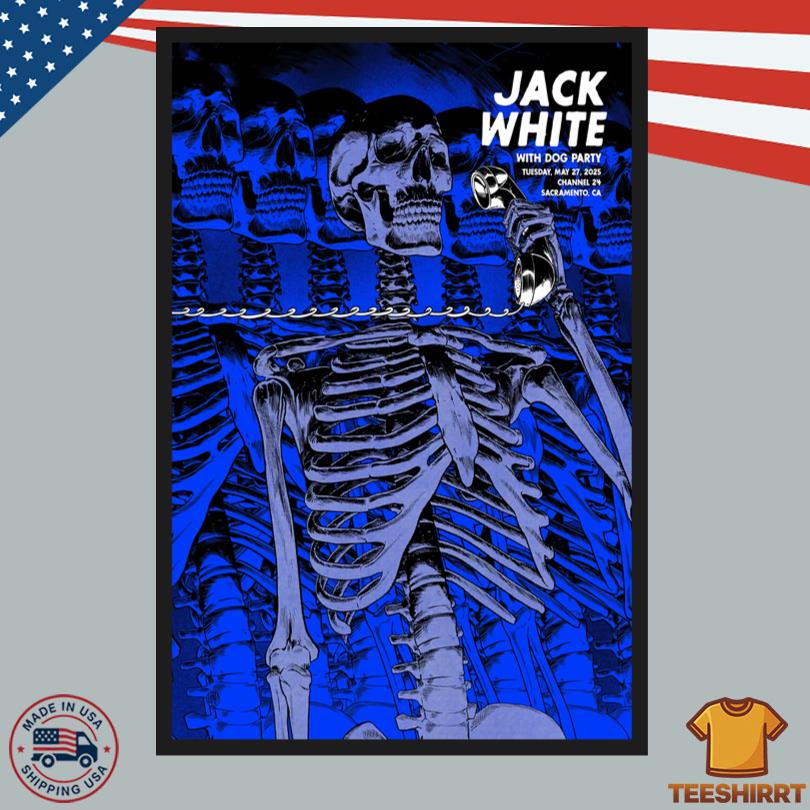 Jack White May 27, 2025 Sacramento, CA Tour Poster
