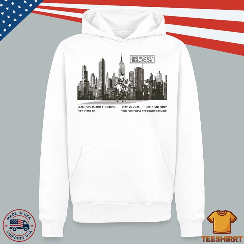 Joe Jonas Bowery Ballroom May 25, 2025 Show Shirt