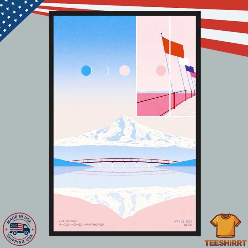 Khruangbin May 28, 2025 Hayden Homes Amphitheater Bend, OR Poster