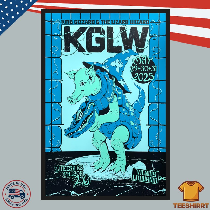 King Gizzard & The Lizard Wizard Lukiškės Prison 2.0 May 30, 2025 Show Poster