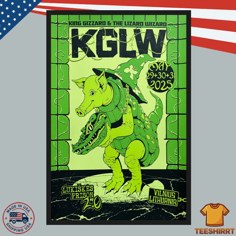 King Gizzard & The Lizard Wizard Lukiškės Prison 2.0 May 31, 2025 Show Poster