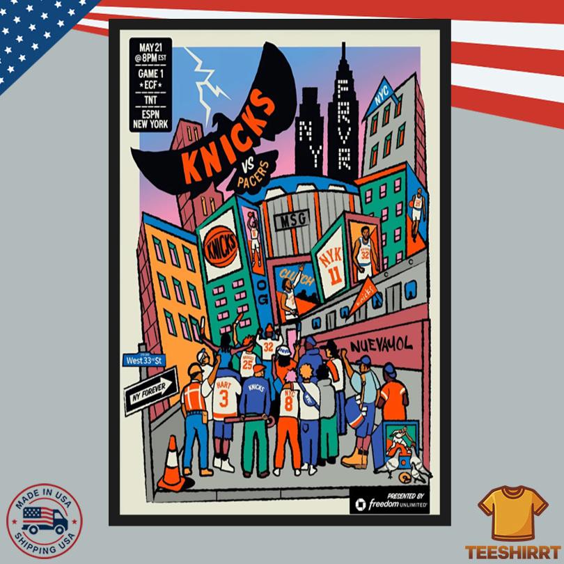 May 21 2025 New York Knicks New York NY Knicks Vs Pacers Poster