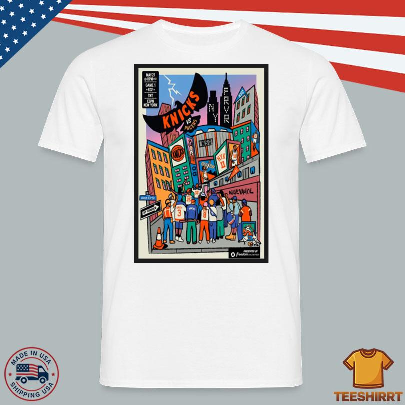 New York Knicks & Indiana Pacers On May 21, 2025 In New York, NY Poster