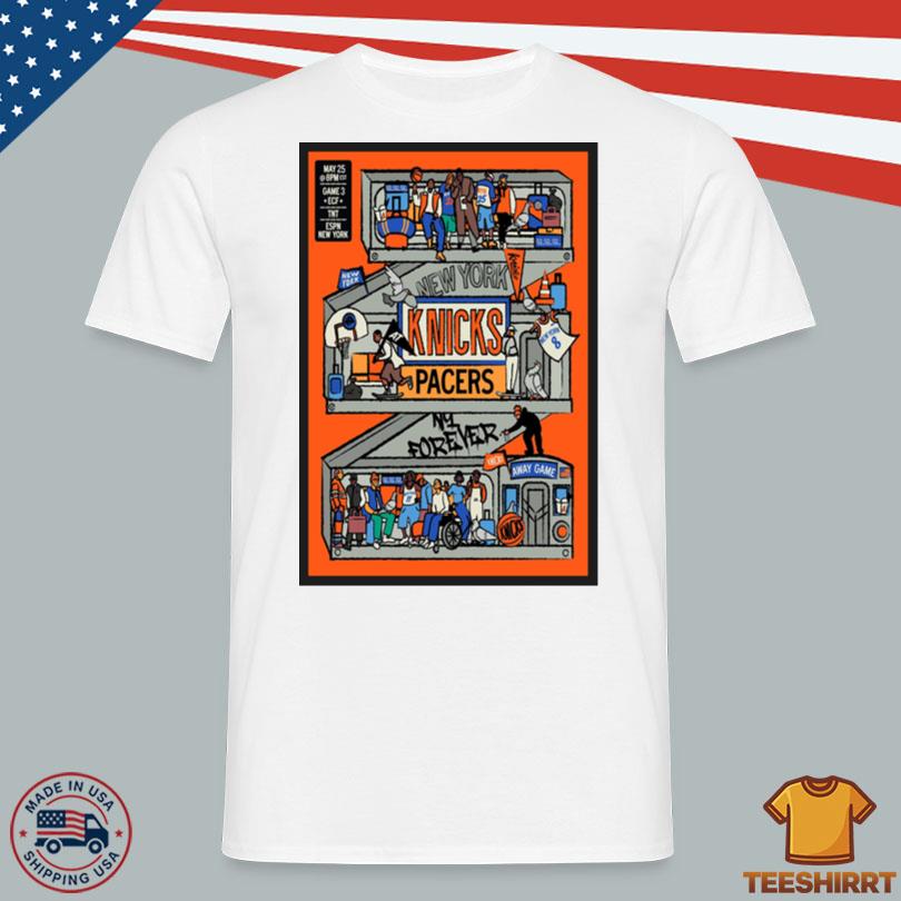New York Knicks x Indiana Pacers Madison Square Garden May 23, 2025 Poster