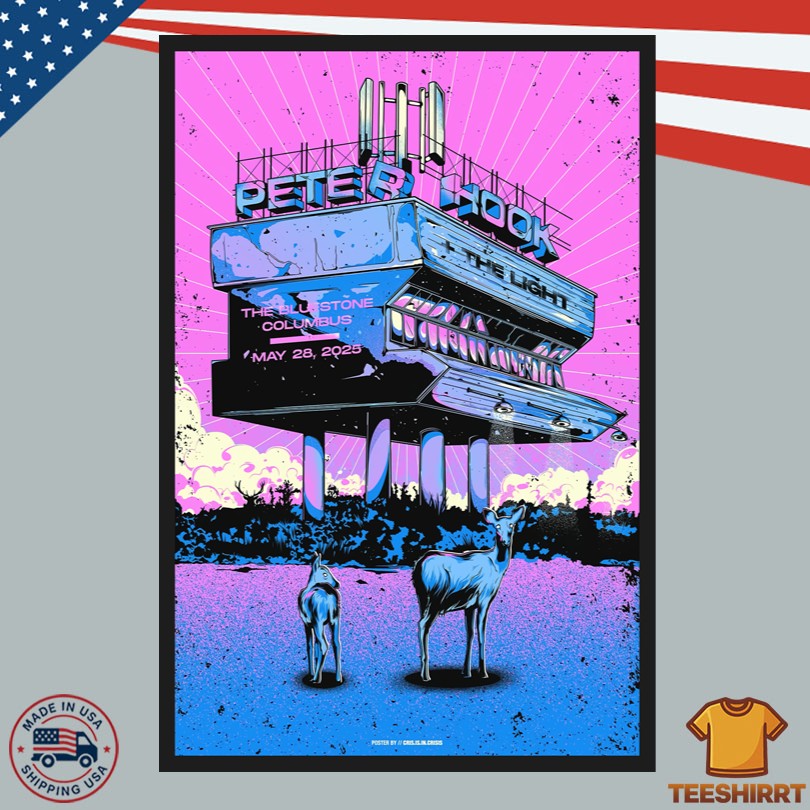 Peter Hook And The Light May 28, 2025 The Bluestone Columbus, OH Poster