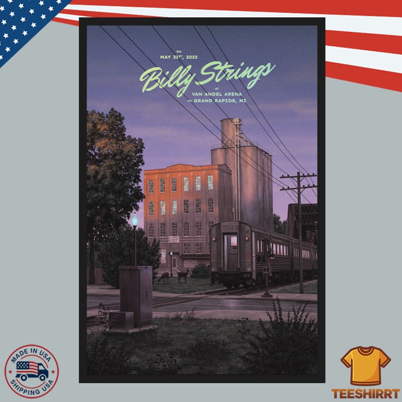 Poster Billy Strings May 31, 2025 Van Andel Arena Grand Rapids, MI