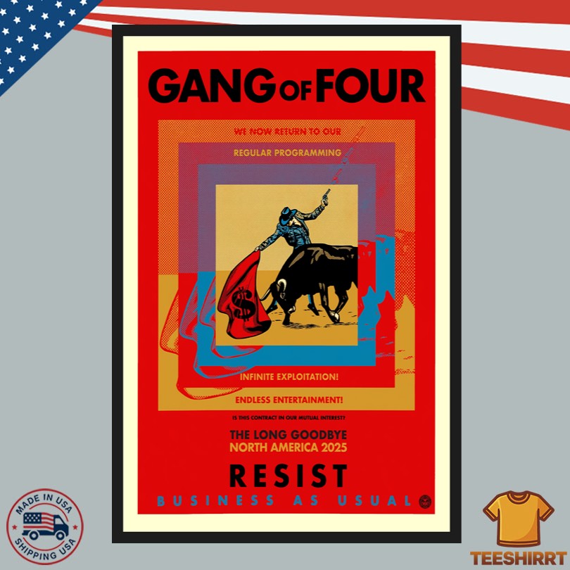 Poster Gang of Four The Long Goodbye North America 2025