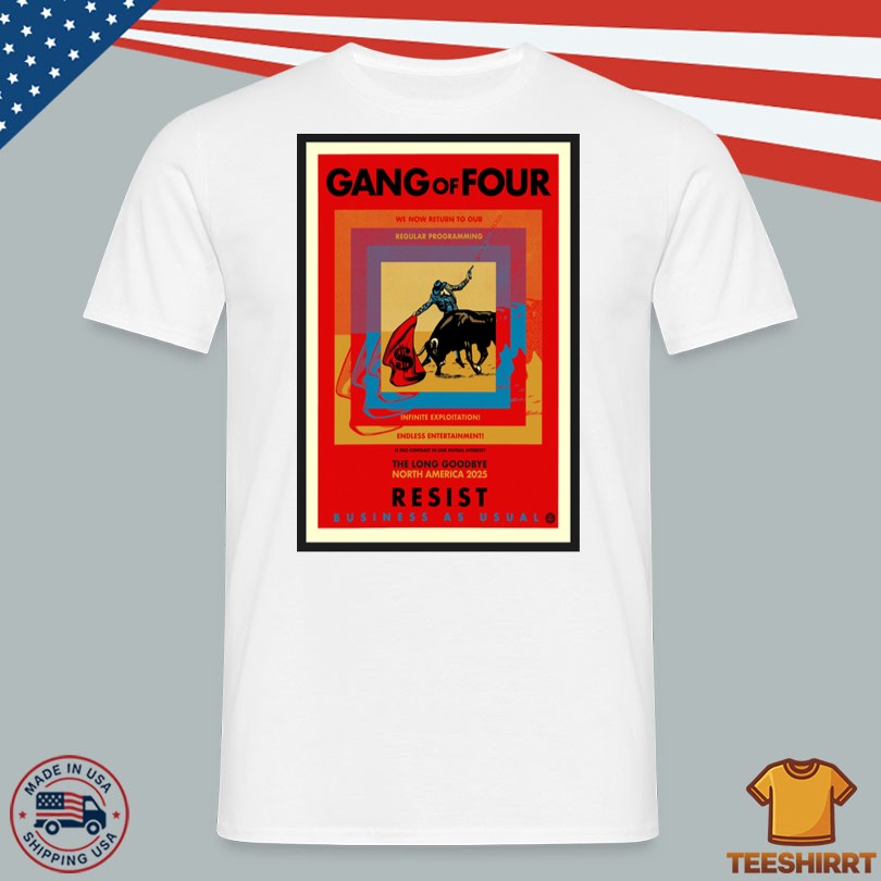 Poster Gang of Four The Long Goodbye North America 2025