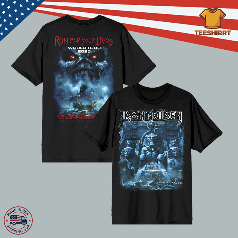 Powerslave Mariner Tour Iron Maiden 2025 Shirt