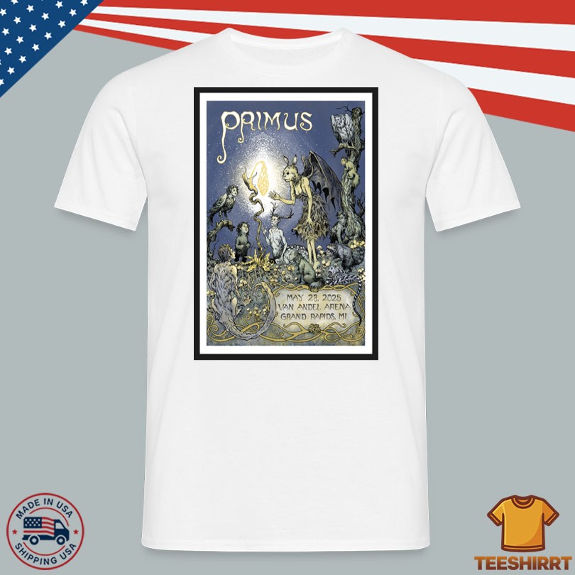Primus At Van Andel Arena On May 28, 2025 Show Poster