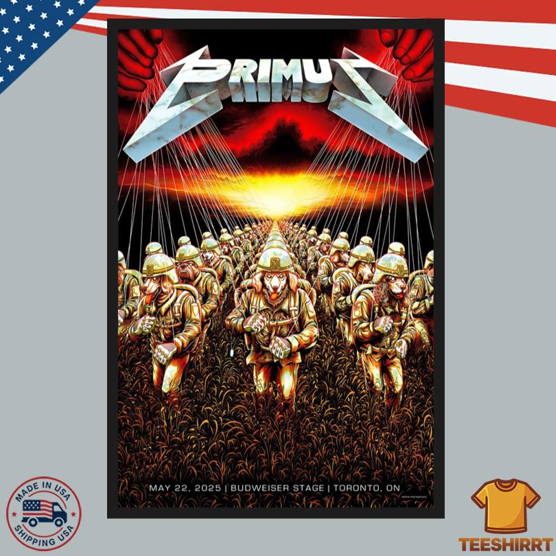 Primus May 22 2025 Budweiser Stage Toronto ON Poster