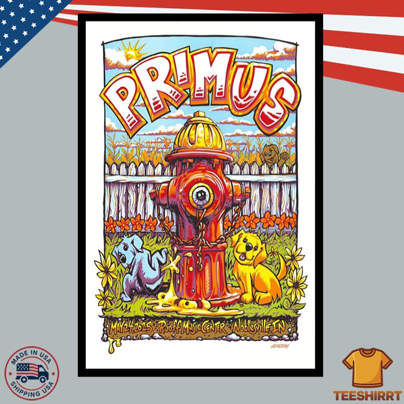 Primus May 24, 2025 Noblesville, IN Tour Poster