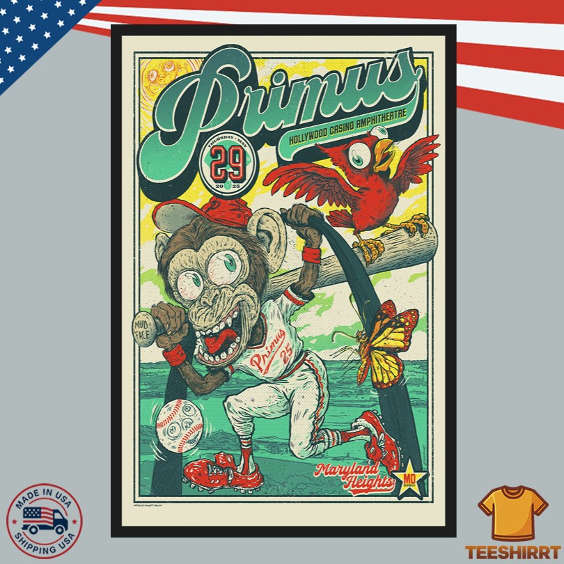 Primus On May 29, 2025 In Maryland Heights, MO Tour Poster
