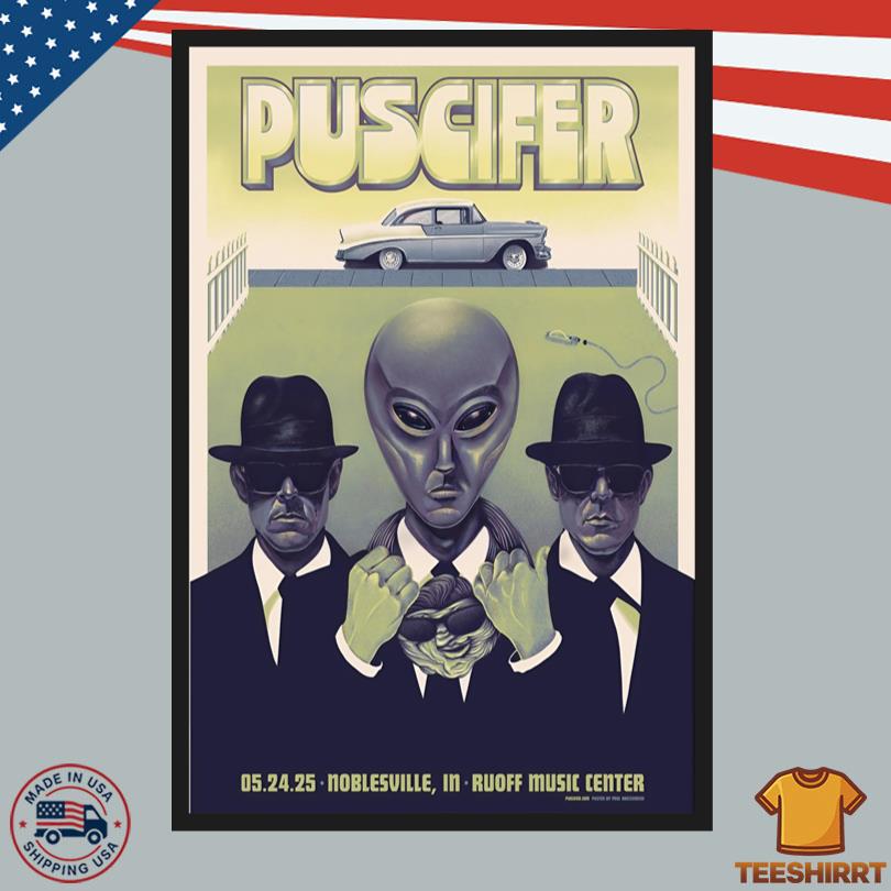 Puscifer 05.24.2025 Ruoff Music Center Noblesville, IN Event Poster
