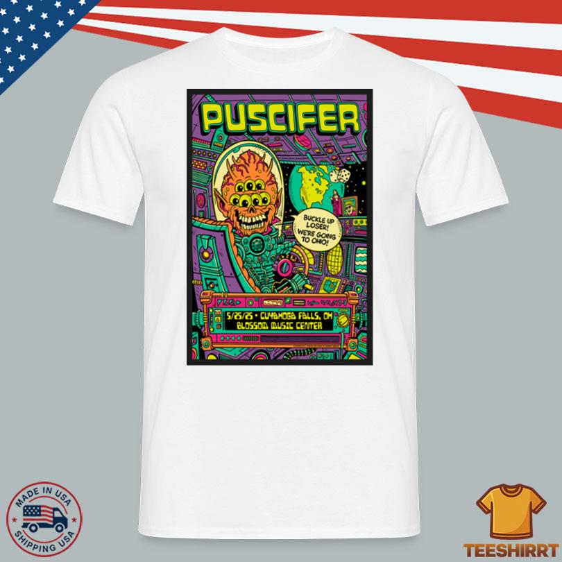 Puscifer May 25, 2025 Cuyahoga Falls, OH Tour Poster