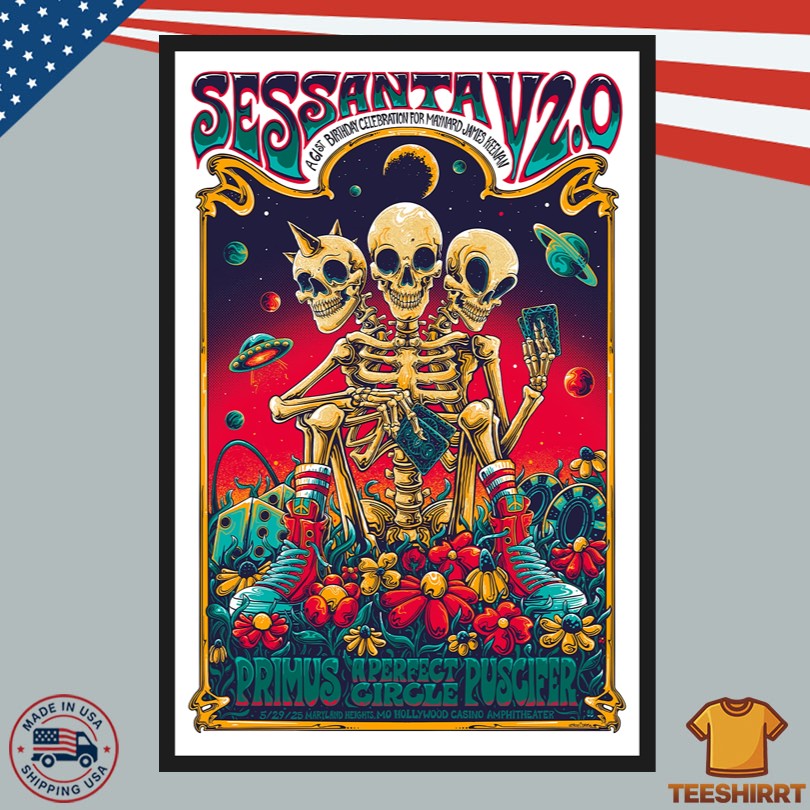 Sessanta 2025 Hollywood Casino Amphitheater Maryland Heights, MO Event Poster