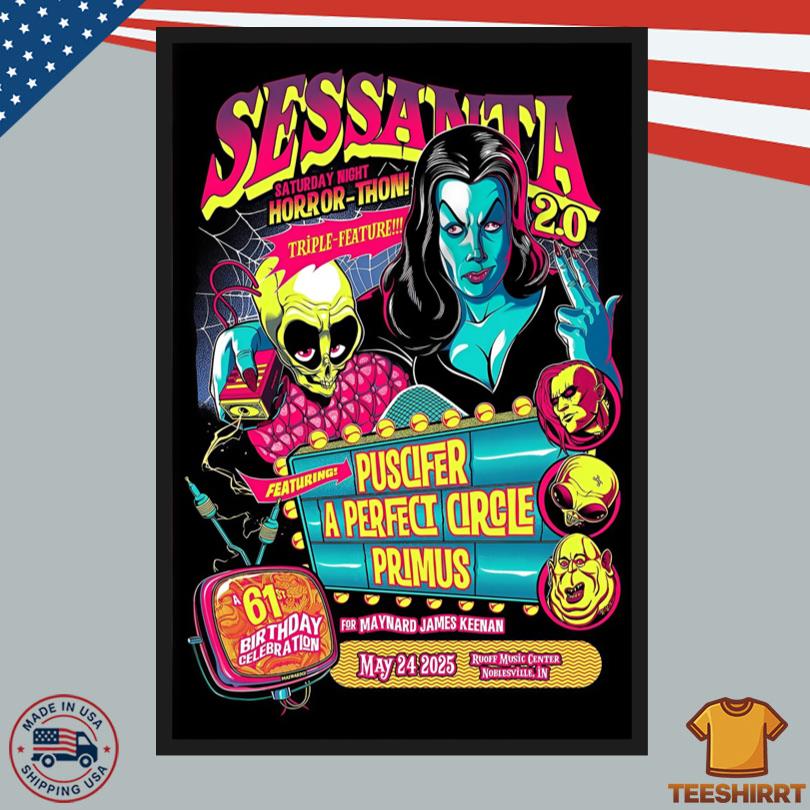 Sessanta May 24 2025 Ruoff Music Center Noblesville IN Poster
