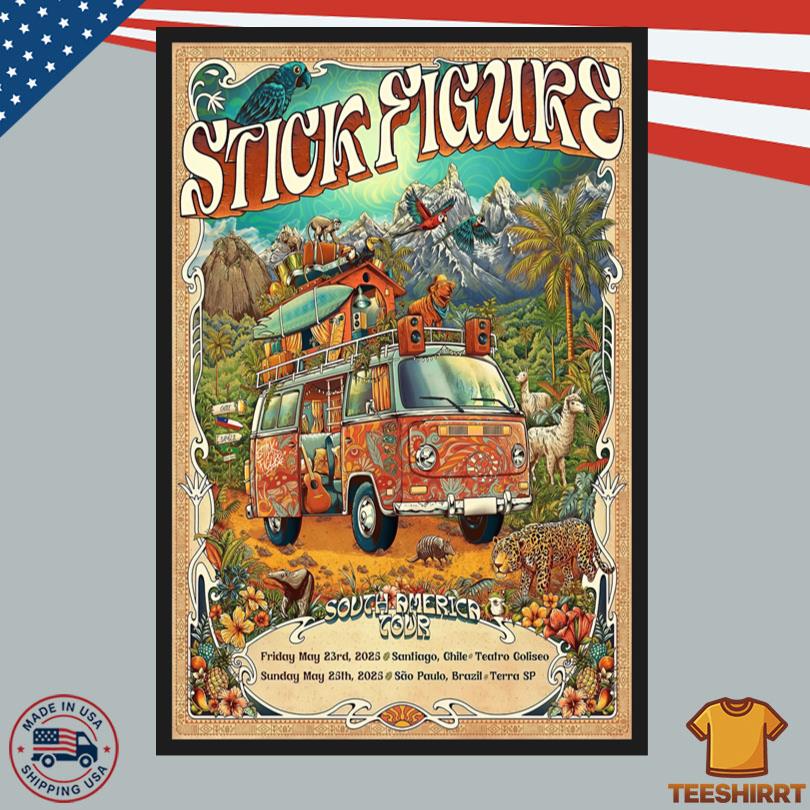 Stick Figure May 23 2025 Teatro Coliseo Santiago Chile Poster