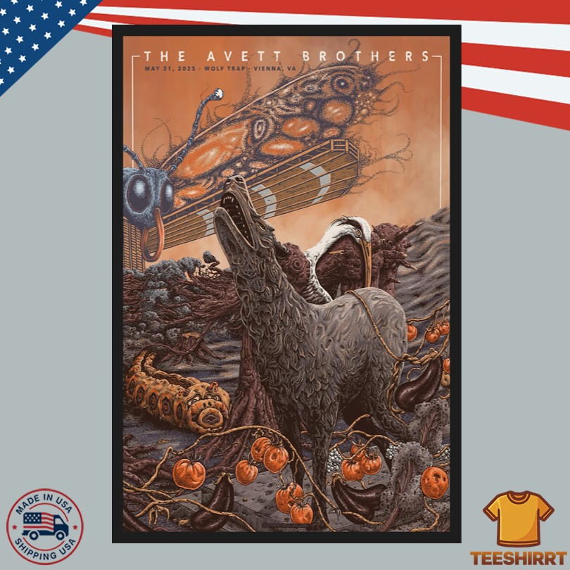 The Avett Brothers 05.31.2025 Wolf Trap Event Poster