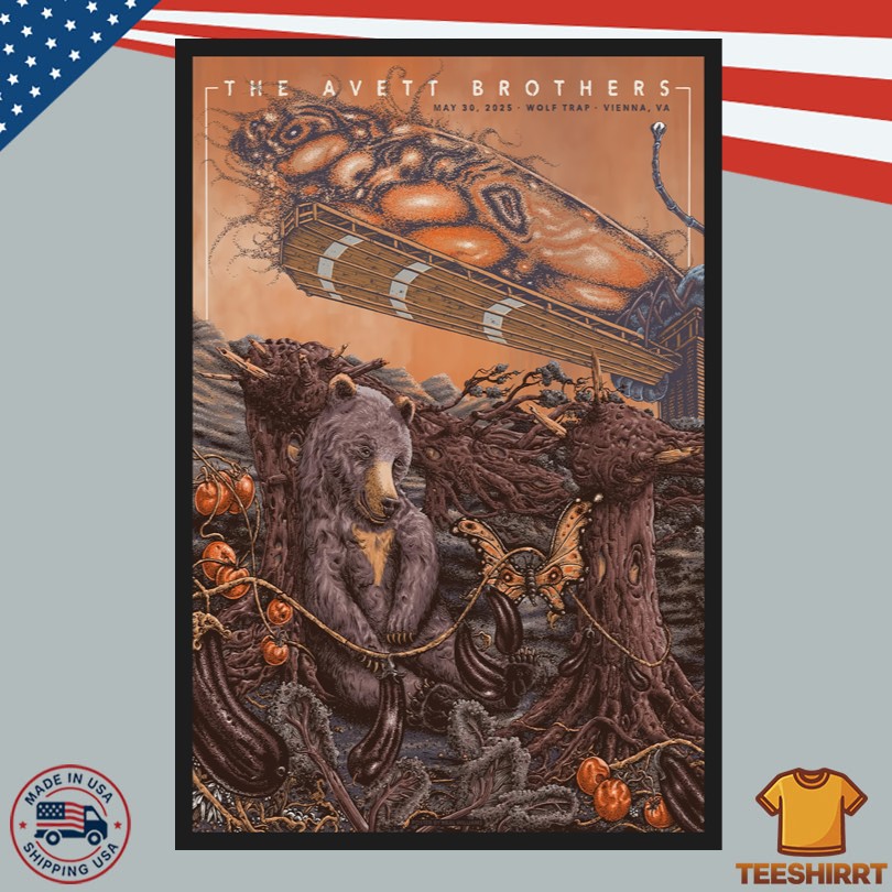 The Avett Brothers May 30, 2025 Wolf Trap Vienna, VA Poster