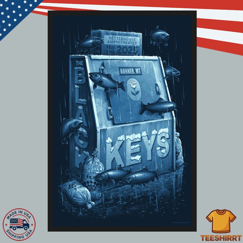 The Black Keys At KettleHouse Amphitheater May 29, 2025 Show Poster