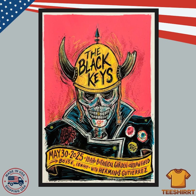The Black Keys On May 30, 2025 In Boise, ID Tour Poster