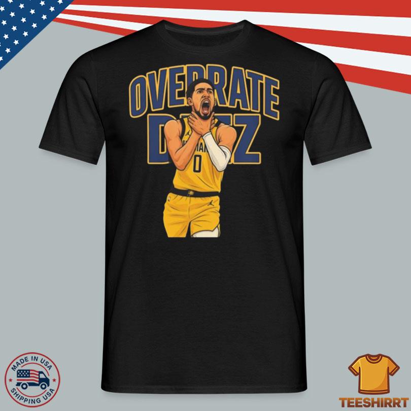 Tyrese Haliburton Choke Overrate Deez Tee