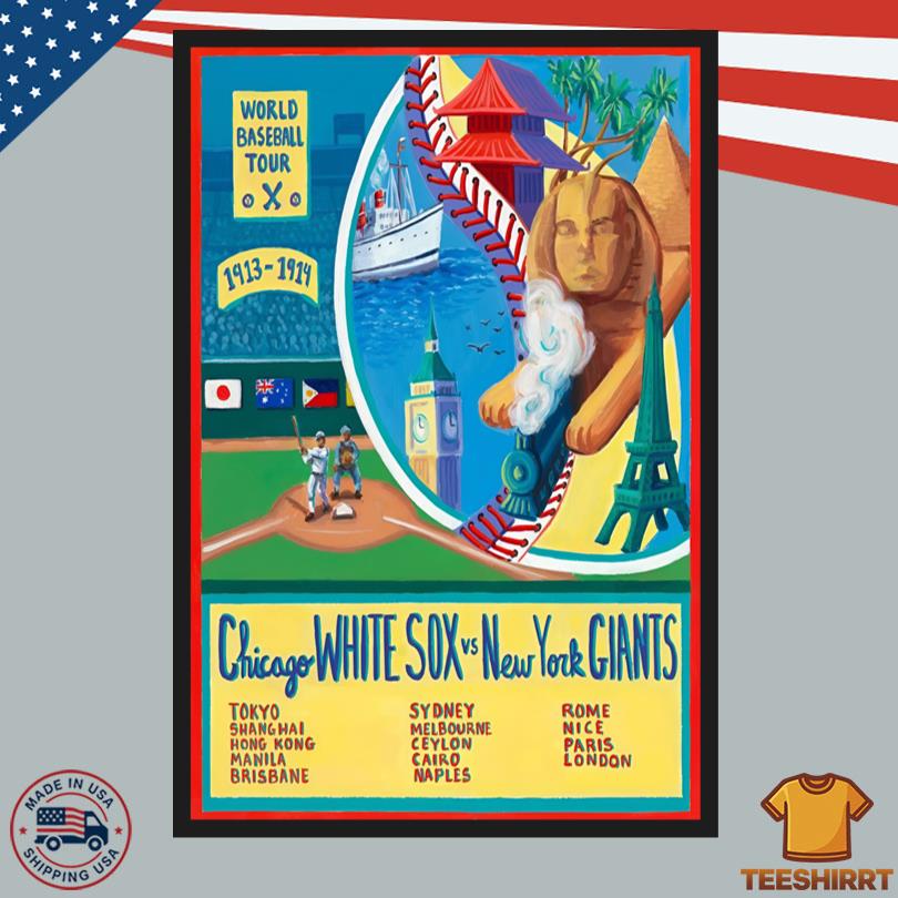 White Sox X Giants 1913-1914 World Tour Poster