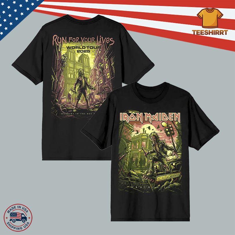 Wrathchild Rue Morgue Tour Iron Maiden 2025 Shirt
