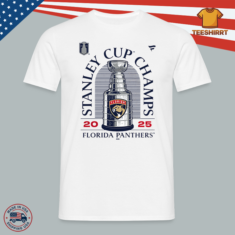 2025 Stanley Cup Champions Florida Panthers Merch Locker Room Shirt