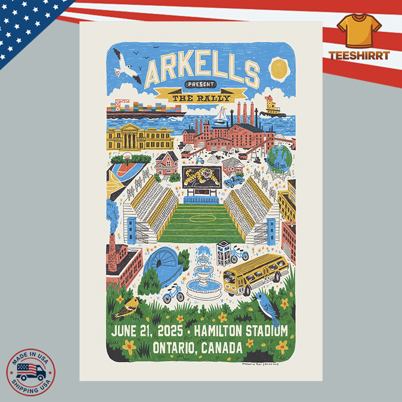 Arkells 06.21.2025 Ivor Wynne Stadium Hamilton ON Poster