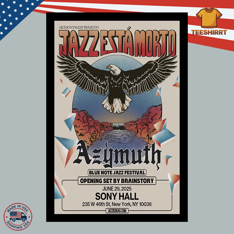 Azymuth Tour Poster June 29, 2025 In New York, NY