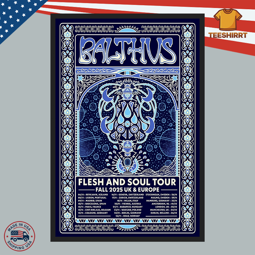 BALTHVS FLESH And SOUL Europe Tour 2025 Poster
