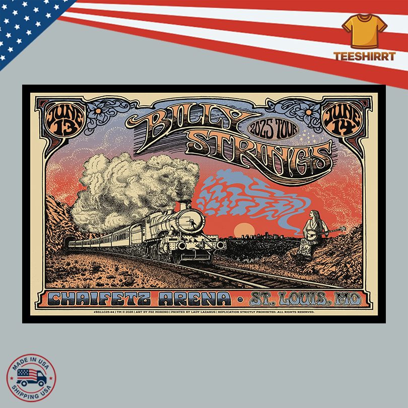 Billy Strings At Chaifetz Arena In St Louis MO On Jun 12-13 2025 Poster