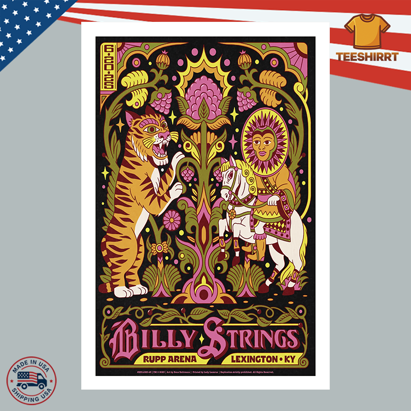 Billy Strings At Rupp Arena In Lexington KY On Jun 20 2025 Poster