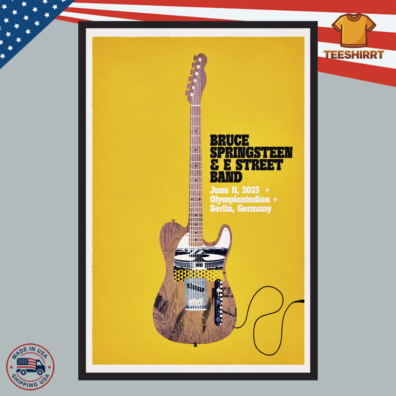 Bruce Springsteen & Linkin Park On June 11, 2025 In Berlin, Germany Poster