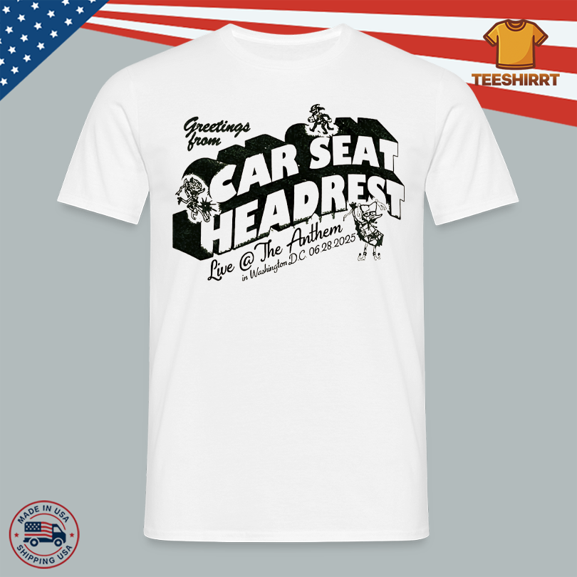 Car Seat Headrest June 28 2025 Show Shirt DC
