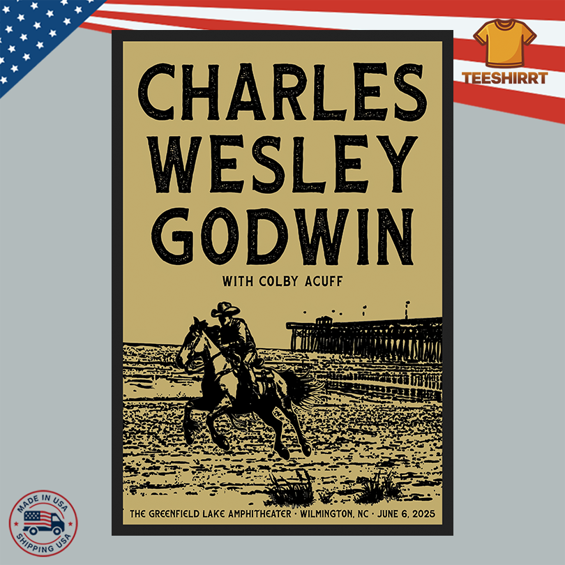 Charles Wesley Godwin At Greenfield Lake Amphitheater On June 6, 2025 Show Poster