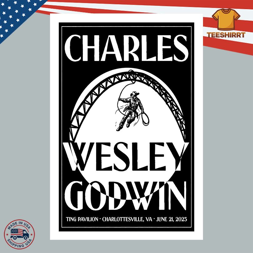 Charles Wesley Godwin Tour Poster June 21 2025 In Charlottesville VA