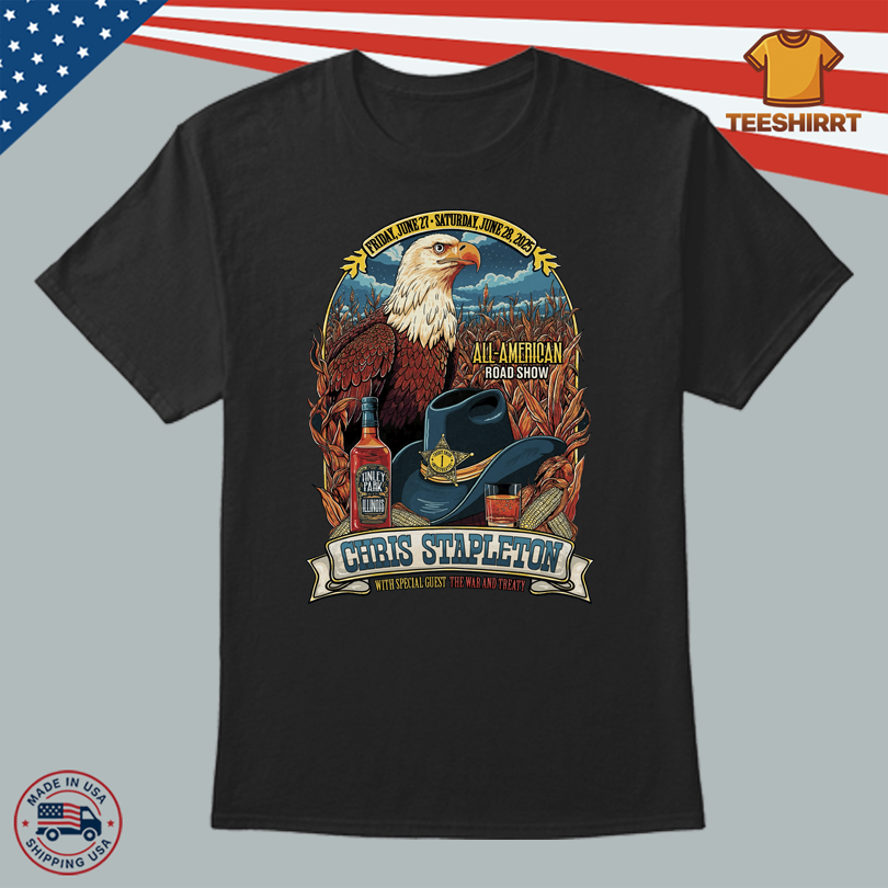 Chris Stapleton 2025 Tour Dates Tinley Park IL Shirt